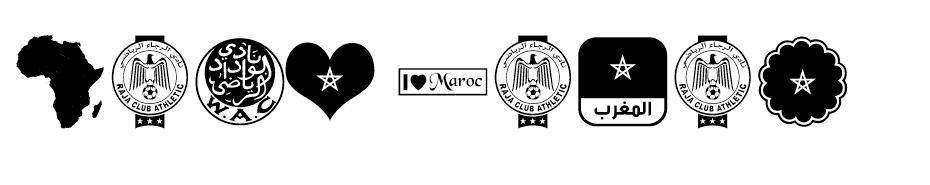 Font Morocco Color font